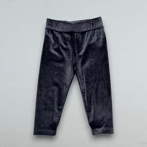 Black Velour Velvet Leggings Soft Pull On Pants 12 18 Months